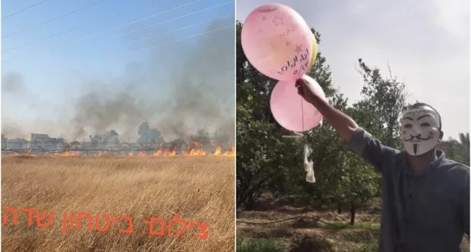 תחילתו של סבב לחימה בדרום? בלוני נפץ - ואזעקה בנירים