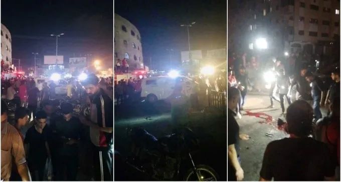 שני אנשי ג'יהאד חוסלו בעזה, סידרת פיצוצים בעיר