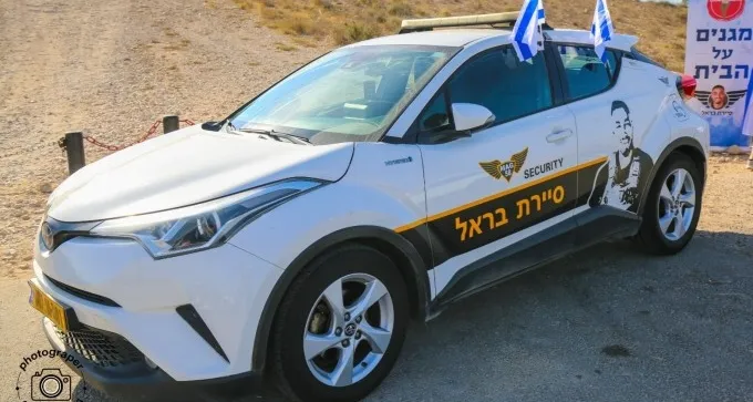 רכב סיור ראשון נתרם לסיירת בראל