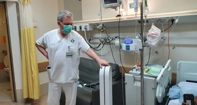 חברת דייסון תרמה מסננים למחלקת הילדים בסורוקה