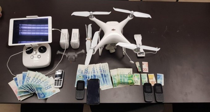 כמו בסרטי ג'יימס בונד: ניסו להבריח טלפונים לכלא נפחא באמצעות רחפן