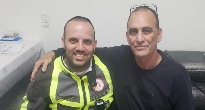 מרגש: נפגש עם החובש שהציל את חייו