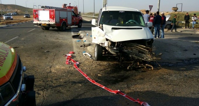 ב''ש במקום הרביעי בתאונות דרכים, עלייה חדה בנפגעים בחברה הערבית
