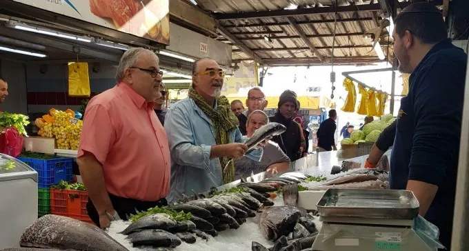 בן אדרת והורוביץ עשו שוק בבאר שבע