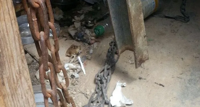 לא יאמן: חוסה נוסף נמצא קשור בשרשראות ביישוב חורה