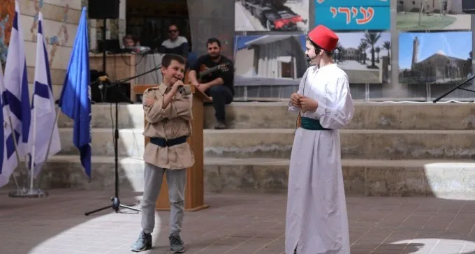 אלפי תלמידי כיתות ג' צעדו ברחובות ב''ש