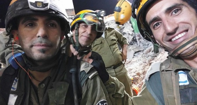 גיבורים: ארבעה מתנדבים מערד בין המחלצים באסון החניון