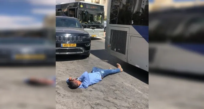 נהג דן ב''ש הותקף כי העיר לנהג שחסם אותו: ''חנק אותי, התעלפתי''