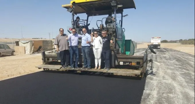 יום הסטורי בערד: מתחילים בסלילת המסלול המוטורי הראשון בישראל