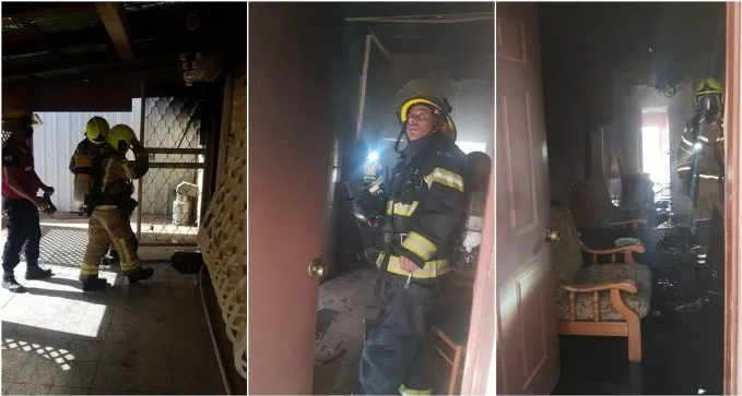 צפו: דירת קרקע עלתה באש בשכונת נחל עשן