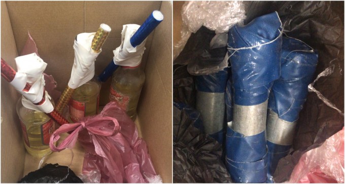 בקבוקי תבערה ומטעני צינור נתפסו אצל תושב ערערה