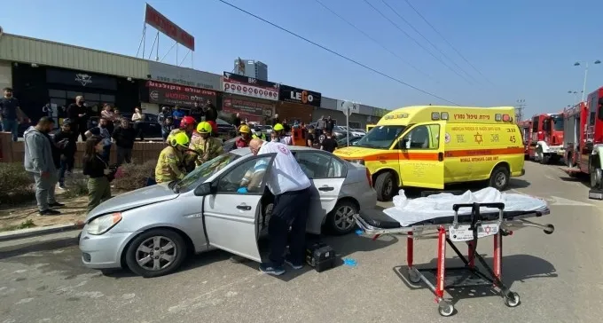 6 פצועים בתאונת שרשרת בדרך חברון