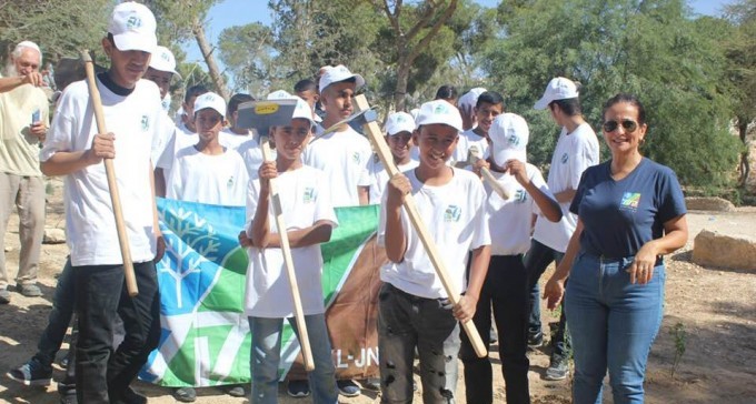 מאות בני נוער מהישובים הבדואים מונו ל''נאמני יער'' של קק''ל