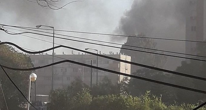 דליקה בשכונה ג'