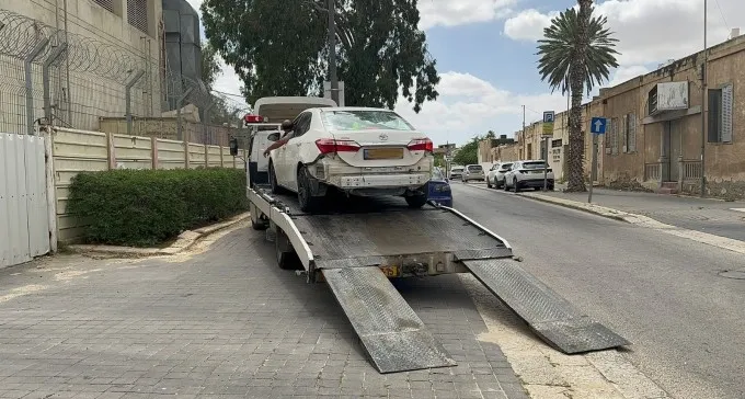 נהג מסומם מבאר שבע נתפס עם חשיש וקוקאין