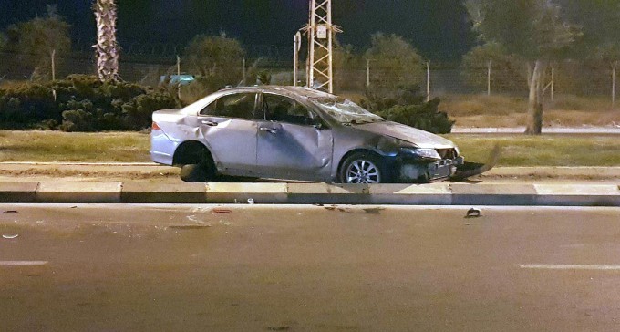 ערב של תאונות בב''ש: פגע, עקר את הלוחיות וברח, ילדים נדרסו