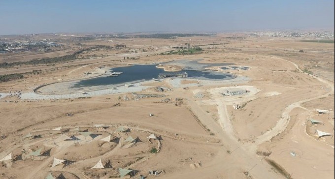 משהו זז באגם: החלה הזרמת המים, עוד כשנה וחצי אמור להיפתח