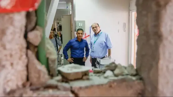 דנילוביץ' וחברי המועצה ערכו סיור חירום בסורוקה, אך הממשלה מתעלמת מבאר שבע 