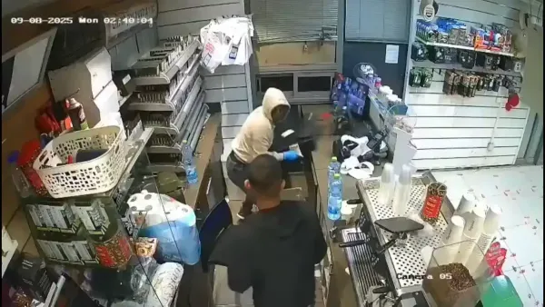 חשד: עובד בתחנת הדלק בדרום היה שותף למכת מקרי השוד (תיעוד)