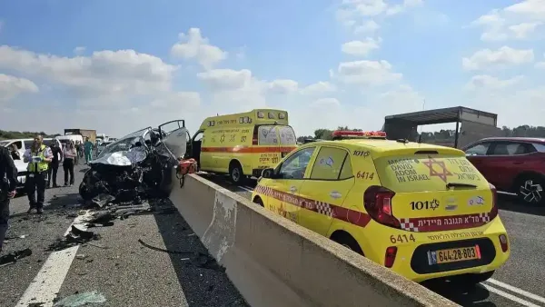 לכוד פצוע קשה בתאונה בדרום