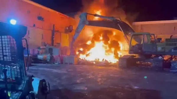 דליקה במפעל בבאר שבע: 'מנענו אסון גדול'