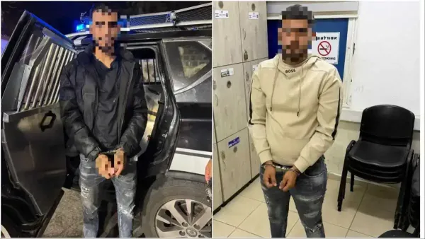 שני עבריינים המוכרים למשטרה נעצרו בבאר שבע כשברשותם אמצעי לחימה