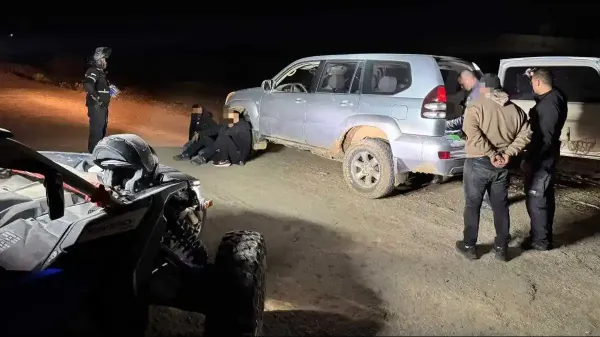 לוחמי משטרת ישראל בפעילות מבצע סדר חדש בנגב