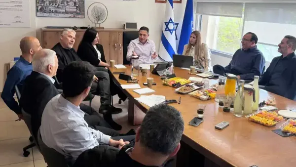 הדמיה של מתחם בית החולים החדש שיבא-פרס נגב בבאר שבע, כפי שצפוי להיראות לאחר הקמתו.