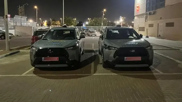 ניידות המשמר האזרחי בסיור לילה בשכונת נווה נוי בבאר שבע