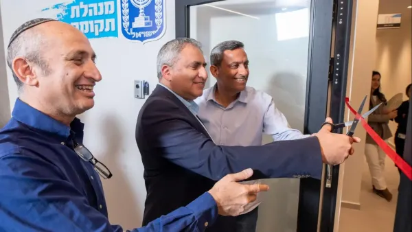 טקס חנוכת משרדי מנהלת תקומה בשדרות בהשתתפות שרים וראשי רשויות