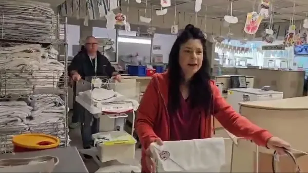 מטופלים מועברים לאזור ממוגן בבית חולים בישראל