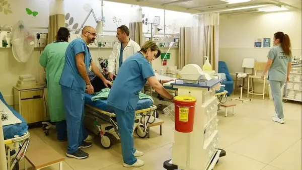 מוקד רפואה דחופה בדרום הארץ הפועל במתכונת חירום במהלך מצב מיוחד בעורף