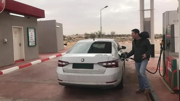 תחנת הדלק קציעות בפתחת ניצנה שנכללה ברשימת התחנות החיוניות להפעלה גם בשעת חירום.