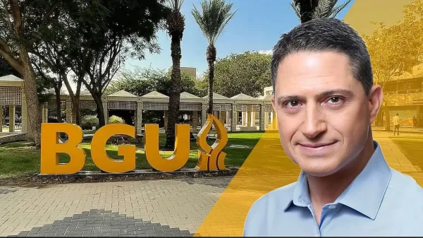 ראש עיריית באר שבע רוביק דנילוביץ על רקע אוניברסיטת בן-גוריון, בעקבות אישור התוכנית לקלינאות תקשורת בנגב