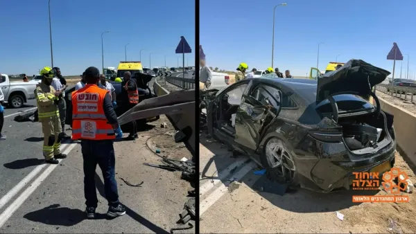 בוקר קטלני בדרום: שתי תאונות קשות ברצף בכביש 25