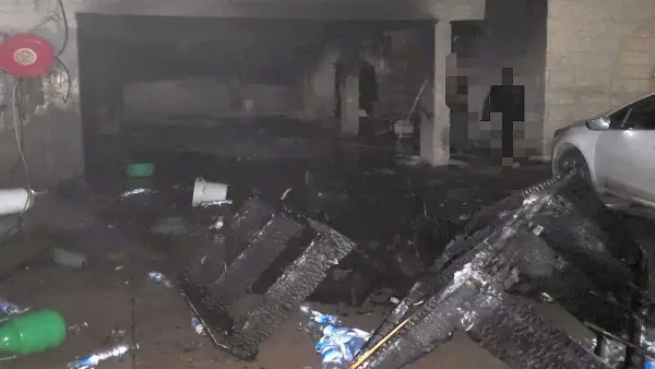 נפגעים משאיפת עשן בשריפה במבנה מגורים בדרום: 'נמנע אסון גדול'