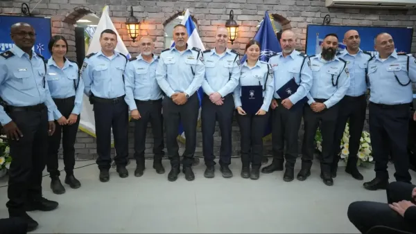 טקס מצטייני יום העצמאות של משטרת המחוז הדרומי התקיים בבאר שבע