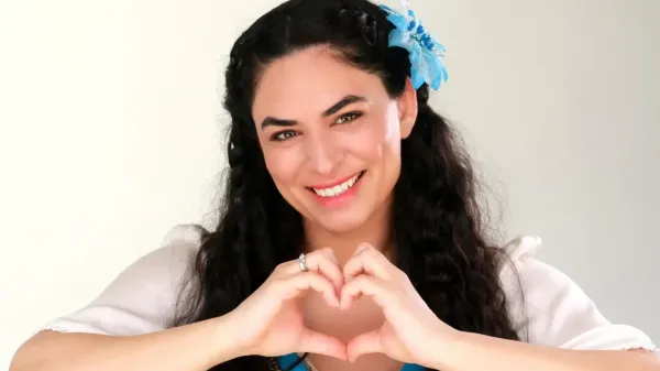 אורית עזרייב בהצגת ילדים בפארק המכתש בבאר שבע, מופע תרבות לגיל הרך