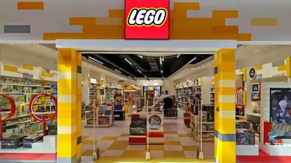 חנות LEGO STORE צבעונית עם דגמים ותצוגות אינטראקטיביות בעופר גרנד קניון באר שבע