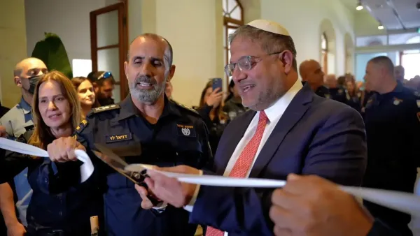 טקס חנוכת מרכז החוסן הראשון של משטרת ישראל בבאר שבע בהשתתפות השר לביטחון לאומי והמפכ''ל