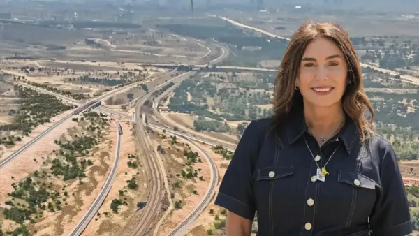 הדמיה של פרויקט מסילת גורל המחברת בין באר שבע למרכז הארץ.
