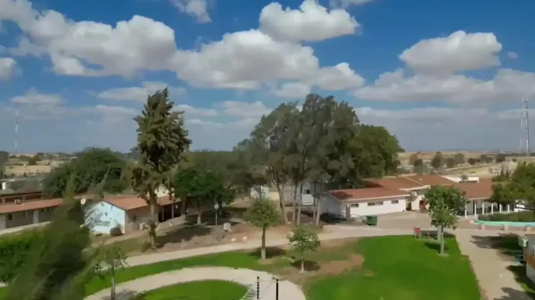 הדמיה של יישוב קהילתי חדש באזור אשל הנשיא בנגב במסגרת תוכנית להרחבת ההתיישבות בדרום