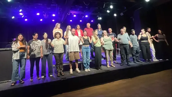 מתמודדי נפש וסטודנטים למשחק משתתפים בפרויקט תיאטרון קהילתי בבאר שבע