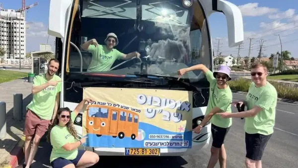 אוטובוס השבת של באר שבע יוצא לדרך: הקו לים יגיע גם לתל אביב