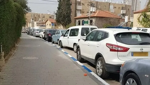 אזור קריית הממשלה בבאר שבע שבו קיימת מצוקת חניה סמוך לבית המשפט רשות המיסים והתחנה המרכזית