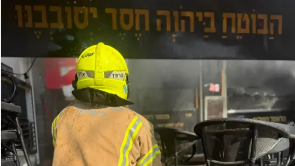 מזנון פלאפל עלה באש בשכונה ג׳ בבאר שבע