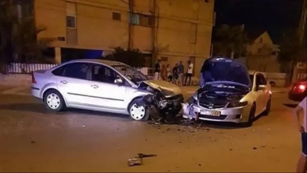 צומת בבאר שבע שבו קיים סיכון לתאונות דרכים מסוג חזית-צד