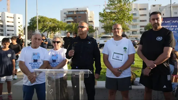 רצים לזכרם בבאר שבע: שוטרי תחנת שגב שלום הנציחו את גיבורי 7 באוקטובר (וידאו)