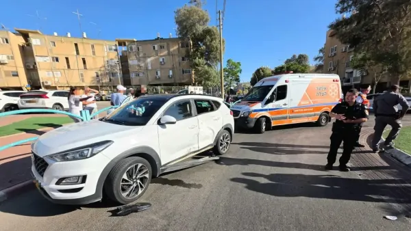 דימונה: רוכב אופנוע כבן 20 נפצע בינוני בתאונה בדרך בן גוריון