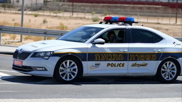 ניידות ואופנועי משטרת התנועה במהלך מבצע אכיפה מוגבר בכבישי ישראל